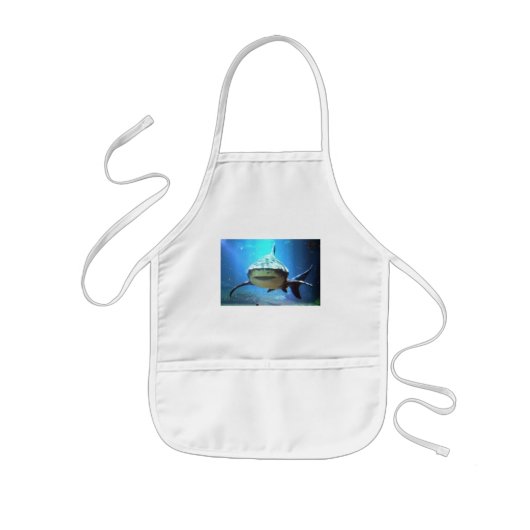 Shark Children's Apron Kinder Schort (Voorkant)