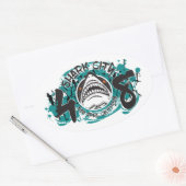 Shark City Bay Area 408 Sticker (Envelop)