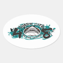 Shark City Bay Area 408 Sticker