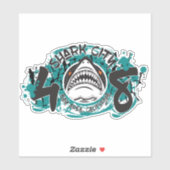 Shark City Bay Area Californië Decal Sticker (Vel)