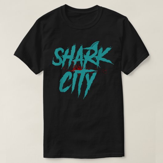 Shark City, San Jose Savages, San Jo, 408, SJ San T-shirt (Design voorkant)