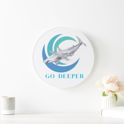 Shark Clock Grote Klok (Huis)