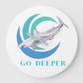 Shark Clock Grote Klok (Voorkant)