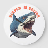 Shark Clock Grote Klok (Voorkant)
