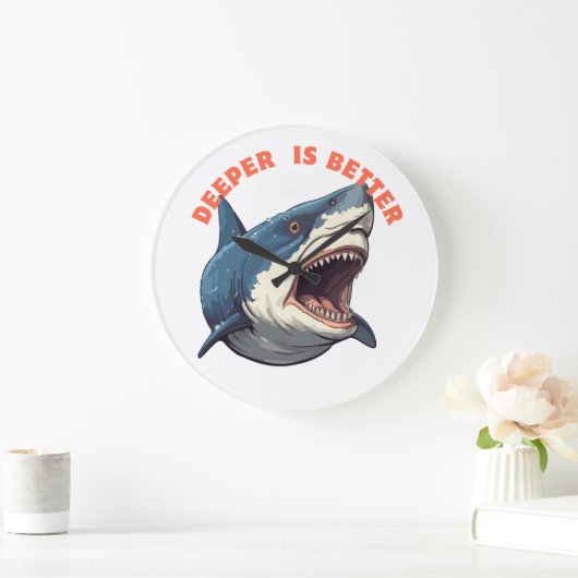 Shark  Clock Grote Klok (Huis)