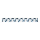 Shark Coastal Theme Blue Decoupage Tissue Paper Satijnen Lint (Voorkant)
