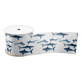Shark Coastal Theme Blue Decoupage Tissue Paper Satijnen Lint (Spoel)