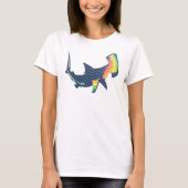 Shark Color Swirl T-shirt (Voorkant)