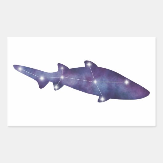 Shark Constellation Sticker (Voorkant)