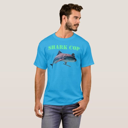 SHARK COP T-SHIRT (Voorkant volledig)