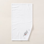 Shark Design Monogrammed Bad Handdoek (Handdoek)