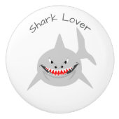 Shark Design Personalised Keramische Knop (Voorkant)