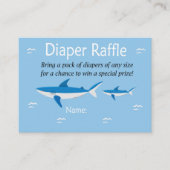 Shark Diaper Raffle Tickets (Voorkant)