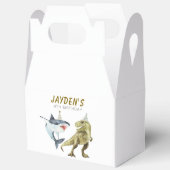 Shark & Dino Birthday Party Bedankdoosjes (Open)