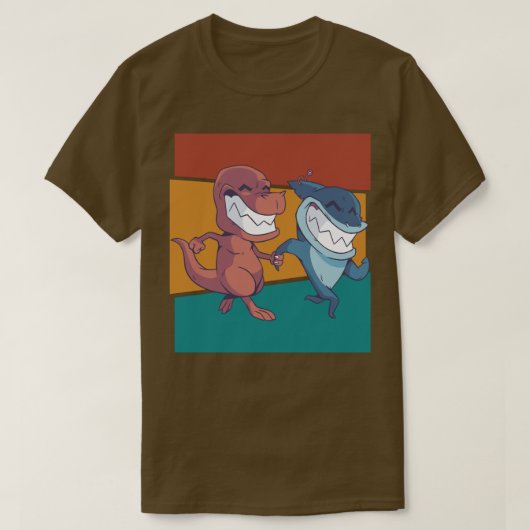  Shark Dinosaur T-shirt (Design voorkant)