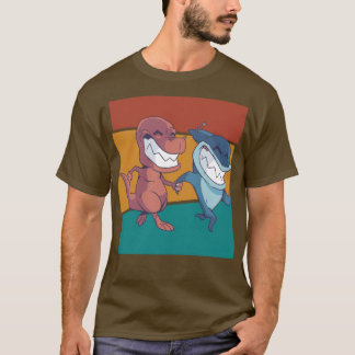  Shark Dinosaur T-shirt