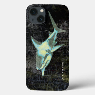 Shark Distress Black Case-Mate iPhone Case
