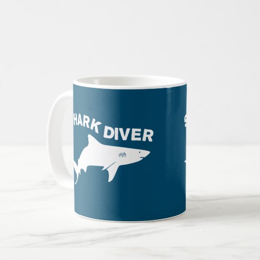 Shark Diver Koffiemok (Voorkant links)