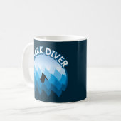 Shark Diver Koffiemok (Voorkant links)