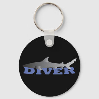 Shark Diver-Sleutelhanger Sleutelhanger
