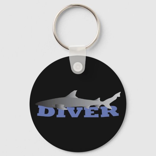 Shark Diver-Sleutelhanger Sleutelhanger (Voorkant)