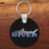 Shark Diver-Sleutelhanger Sleutelhanger (Voorkant)