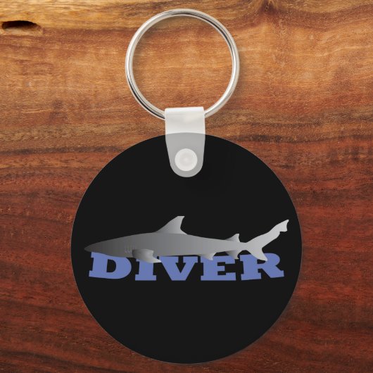 Shark Diver-Sleutelhanger Sleutelhanger (Voorkant)