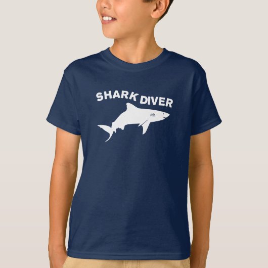 Shark Diver T-Shirt (Voorkant)