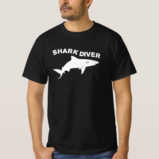 Shark Diver T-Shirt (Voorkant)
