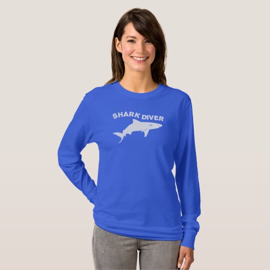 Shark Diver T-Shirt (Voorkant volledig)