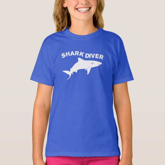 Shark Diver T-Shirt (Voorkant)