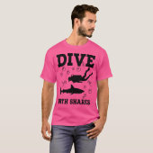 Shark Diving T-shirt (Voorkant volledig)