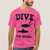Shark Diving T-shirt (Voorkant)