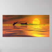 Shark Dolphin The Game of Life Poster (Voorkant)