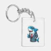 Shark Drawing: Deep Water KeyChain #2 (Voorkant Links)