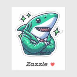 Shark Drawing: Deep Water Stickers #16