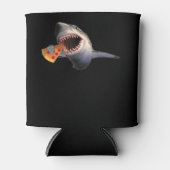 Shark Eating Pizza Shark Lovers Funny Gifts Blikjeskoeler (Voorkant)