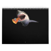Shark Eating Pizza Shark Lovers Funny Gifts Kalender (Hoes)