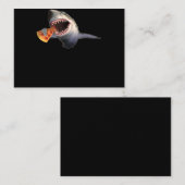 Shark Eating Pizza Shark Lovers Funny Gifts Visitekaartje (Voorkant / Achterkant)