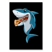 Shark Eating Pizza Shark Lovers Pizza Lover Kaart (Voorkant)