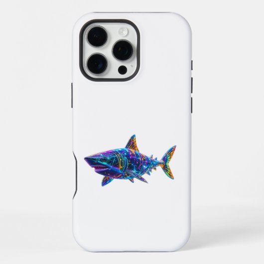 Shark - Een heldere kunst iPhone Hoesje (Achterkant)