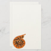 Shark Eye Shell Stationery Briefpapier (Voorkant / Achterkant)