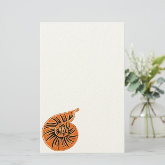 Shark Eye Shell Stationery Briefpapier (Staand voorkant)