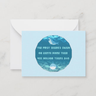 Shark Fact Notitiekaartje