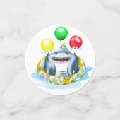 Shark Fantastic Kids Verjaardag Confetti (Kleine voorkant)