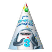Shark Fantastic Kids Verjaardag Feesthoedjes (Voorkant)