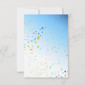 Shark Fantastic Kids Verjaardagsfeestje Kaart (Achterkant)