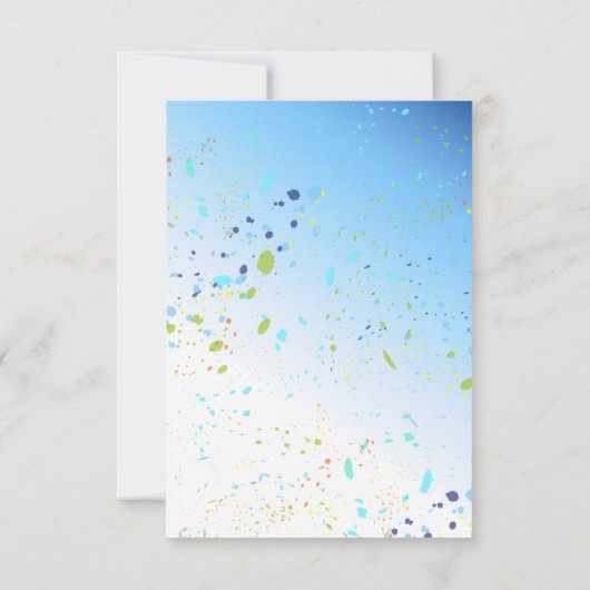 Shark Fantastic Kids Verjaardagsfeestje Kaart (Achterkant)