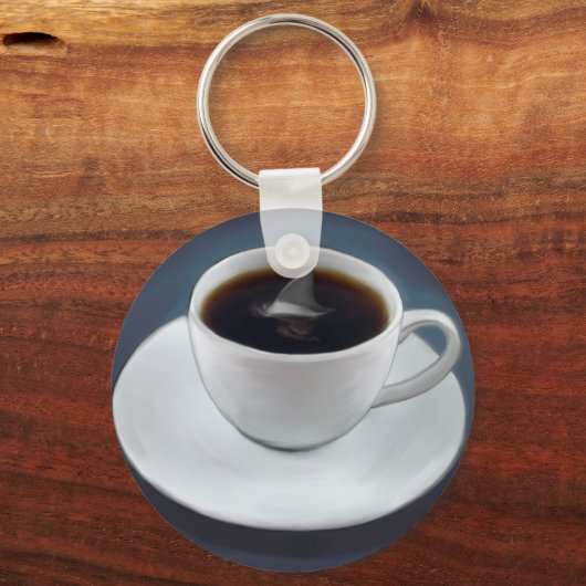 Shark Fin Coffee Sleutelhanger (Voorkant)