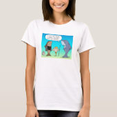 Shark Fin en Ray White T-Shirt (Voorkant)